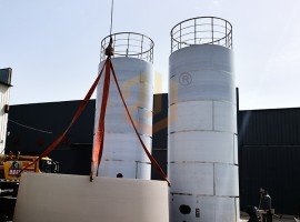 濟南中釀10到50噸大型啤酒廠(chǎng)設備冰水罐